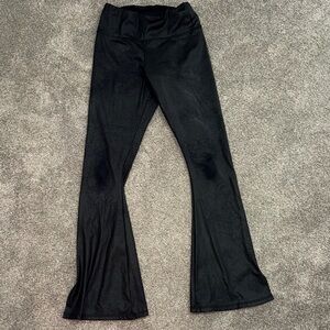 Revolve Black Flared Leggings